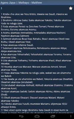 Biblia Takatifu android App screenshot 0